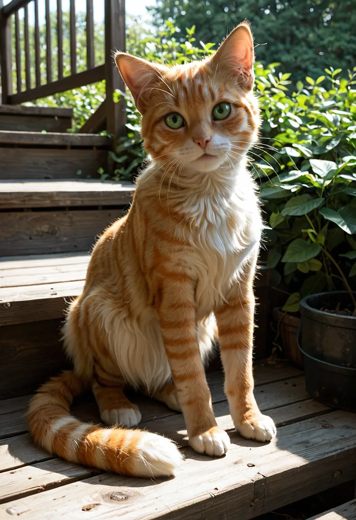 lost orange tabby, needs his bed